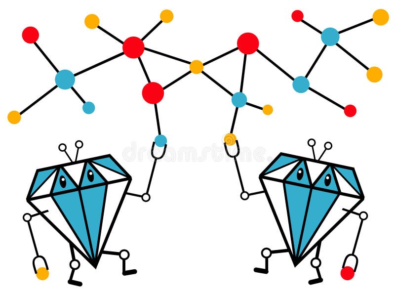 Chemistry and physics stock illustration