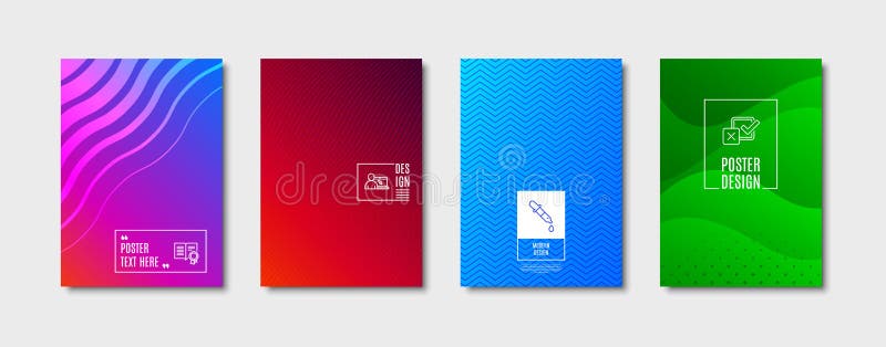 Checkbox, Online education and Diploma icons set. Chemistry pipette sign. Vector