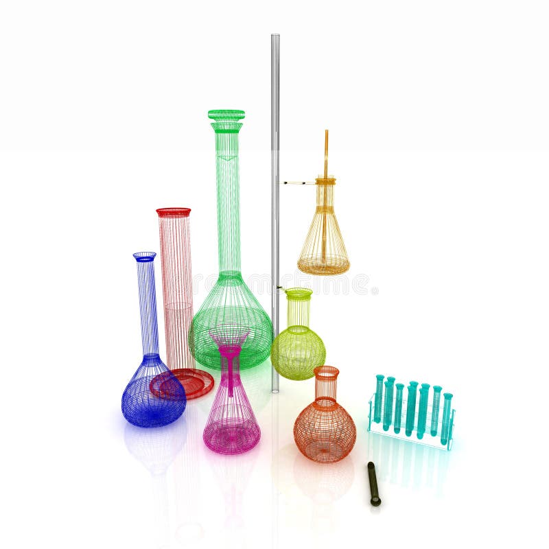 Beakers And Test Tubes Clip Art