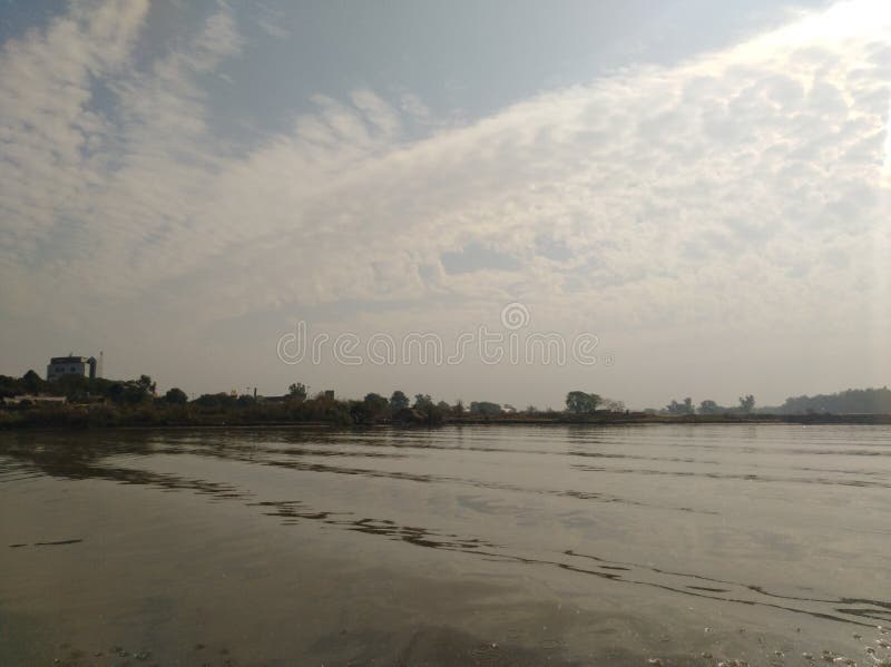 Chenab kinara stock photo. Image of wave, chenab, morning 215921206