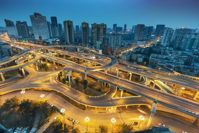 Chengdu overpass