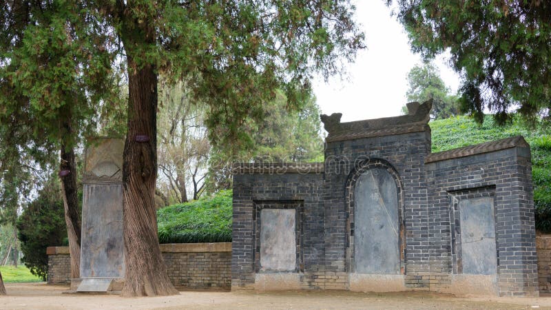 Zhang Qian Tomb&#x28;UNESCO World heritage site&#x29;, Chenggu, Hanzhong, Shanxi, China. He was a famous Explorer and diplomat. Zhang Qian Tomb&#x28;UNESCO World heritage site&#x29;, Chenggu, Hanzhong, Shanxi, China. He was a famous Explorer and diplomat.