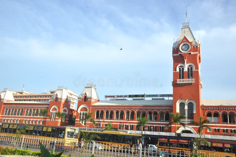 Chennai Central Station editorial photo. Image of junction 79663146