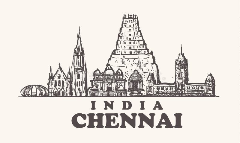 Sketch Chennai Stock Illustrations  107 Sketch Chennai Stock  Illustrations Vectors  Clipart  Dreamstime