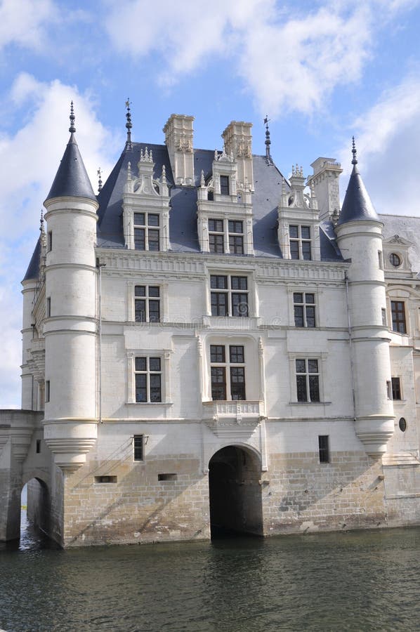 Zamek Chenonceau fotografia royalty free