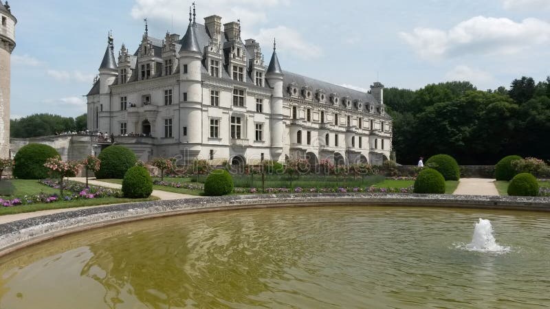 Chenonceau slott royaltyfri foto Chenonceau slott royaltyfri foto