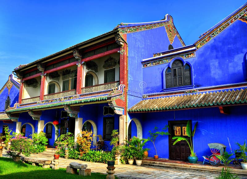 Cheong Fatt Tze Mansion stock afbeelding Cheong Fatt Tze Mansion stock afbeelding