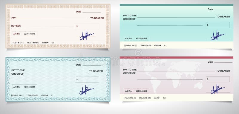 BANKCHECK, bankcheck - Vector eps10 vector illustratie