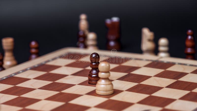 Jogo De Xadrez, Cheque Ou Xeque-mate, Corte Uma Figura, O
