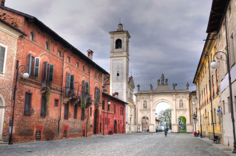 Cherasco Cuneo στοκ φωτογραφίες