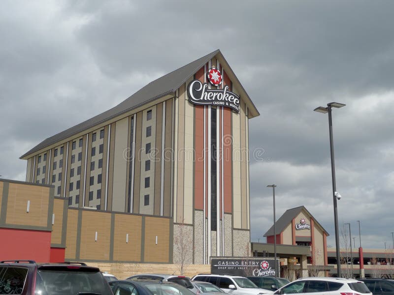 Het Cherokee Plein Van De Casinoreis, Roland Oklahoma Redactionele Foto