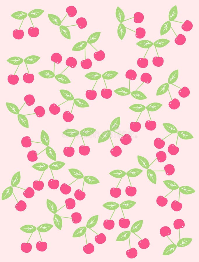 Cherry vektor illustrationer