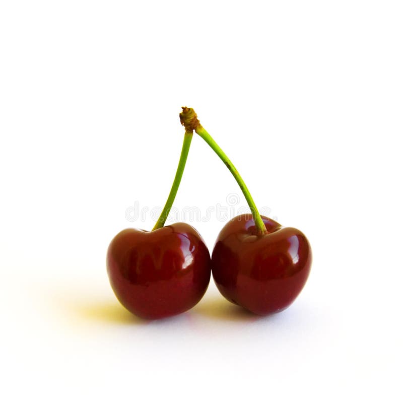 Cherry stock image. Image of green, ripe, fruit, reflection - 9771569
