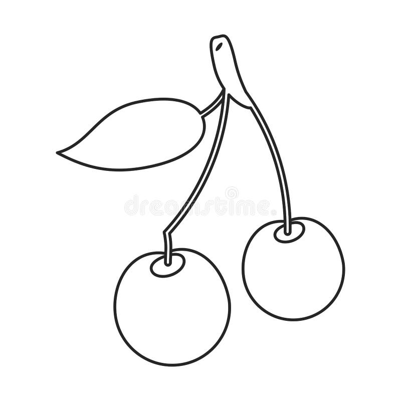 Cherry Nutrition Facts stock vector. Illustration of carbohydrate