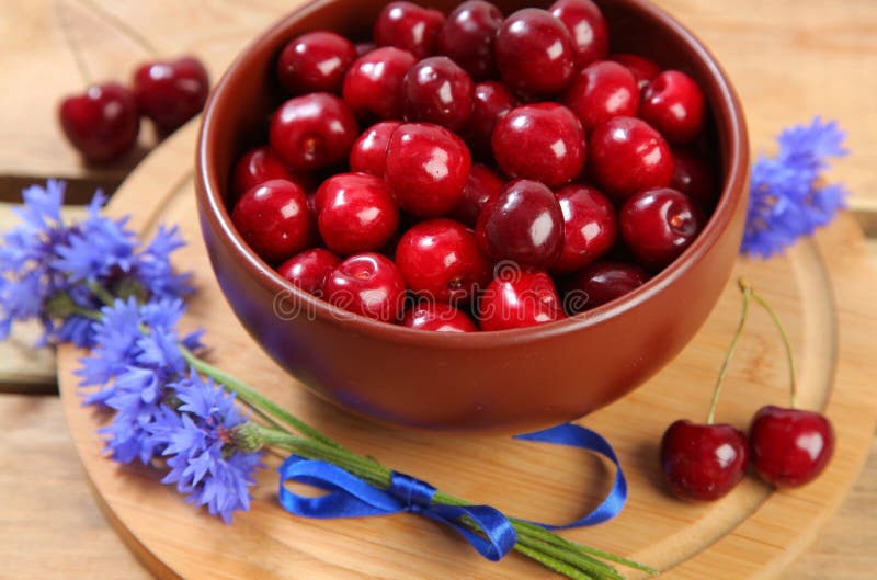 Cherry berry stock photo. Image of nature, juicy, fruits 55618086