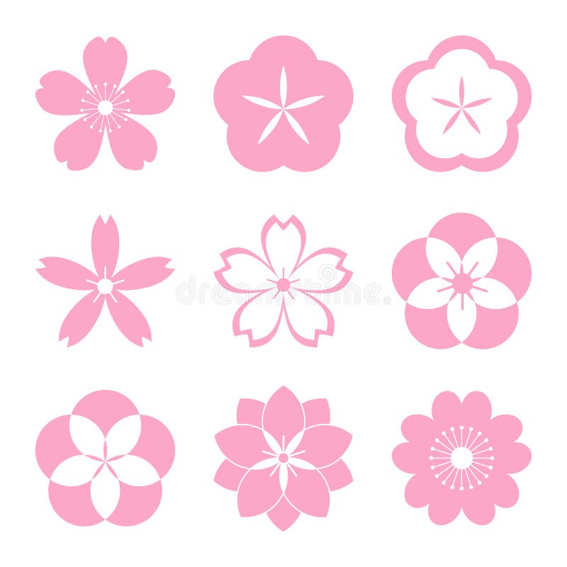 Cherry Blossom-pictogramreeks