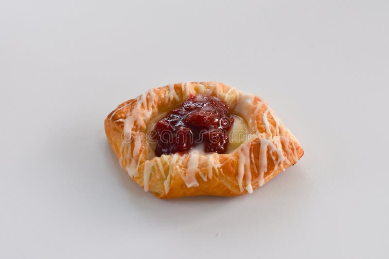 Cherry Cheese Danish Stock Image Image Of Dessert Background