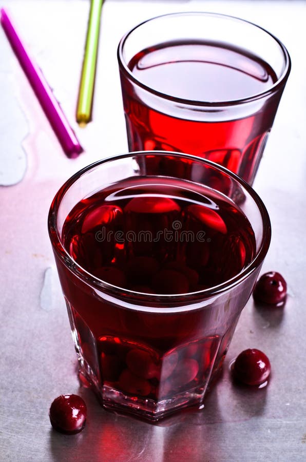 Cherry compote stock image. Image of healthy, clear, cold 54433401