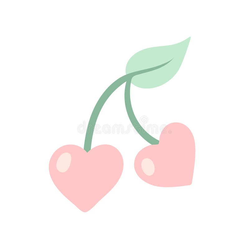 Cherry Hearts Love Icon. Relationship Symbol. Royalty Free SVG, Cliparts,  Vectors, and Stock Illustration. Image 34370097.