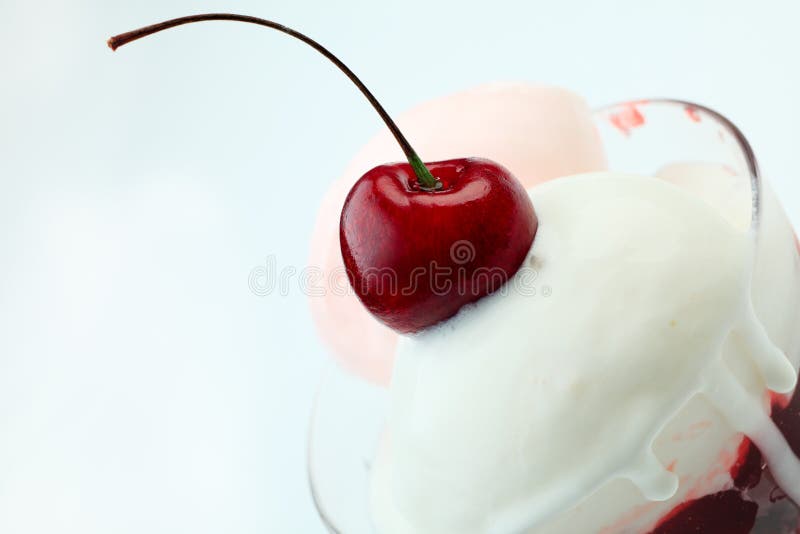 Cherry ice-cream