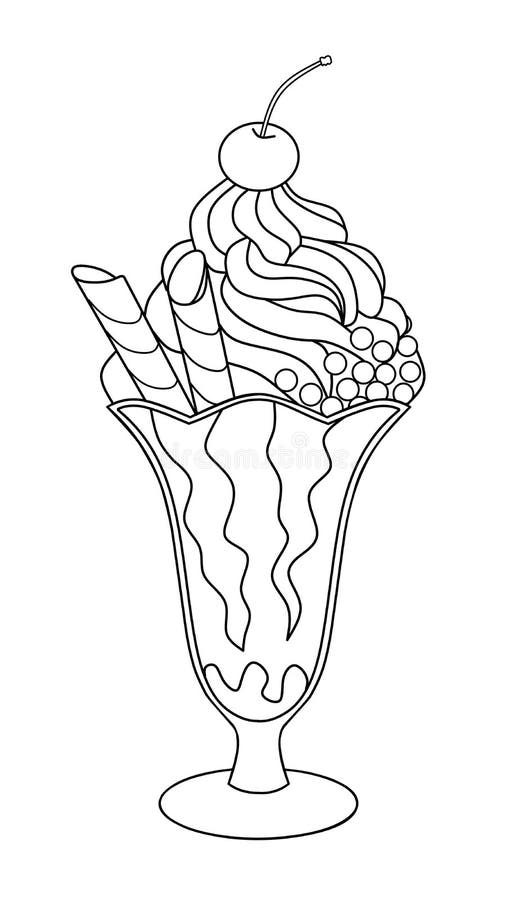 Download Coloring book, cherry stock illustration. Illustration of ...