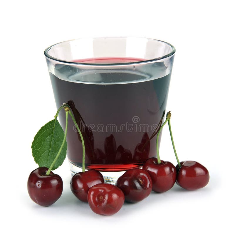 Cherry juice and berry stock photo. Image of glass, carafe 33494328