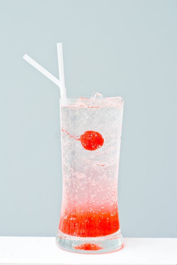 Cherry soda stock image. Image of freshness, cool, fresh 32680129