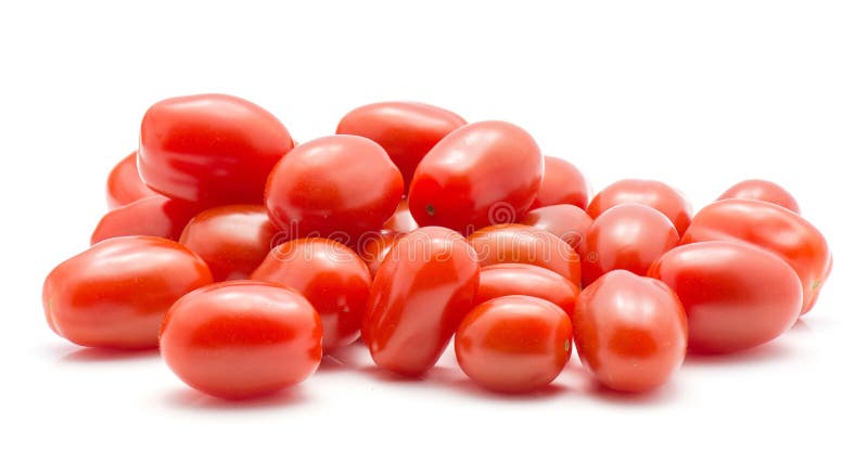 Cherry tomatoes Bobulienka isolated