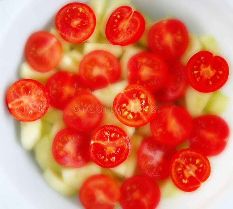 Cherry tomatoes salad