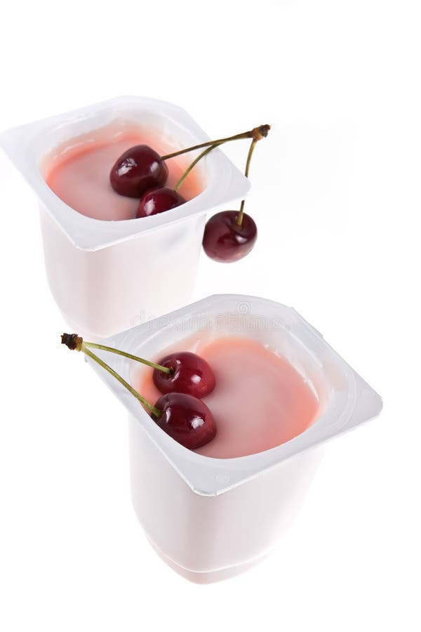 Cherry yoghurt