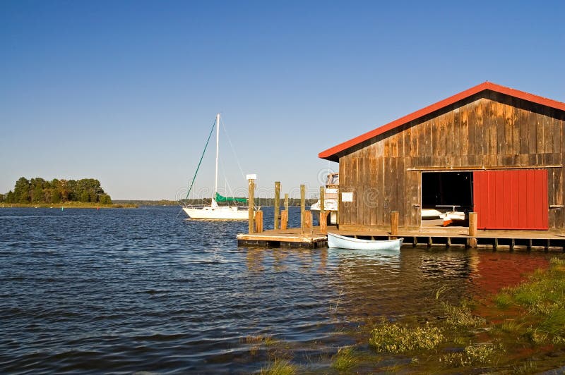 Chesapeake boathouse