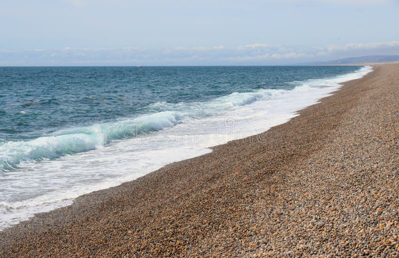 Chesil Beach in the UK royalty free stock images Chesil Beach in the UK royalty free stock images