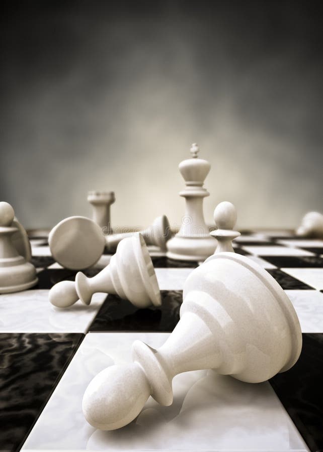 The concept of a fierce chess battle sparks creative and strategic