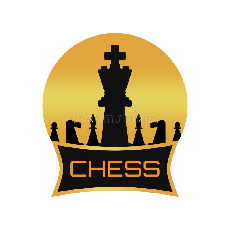 Chess app Logo stock photo. Illustration of stylish, shape - 56729176