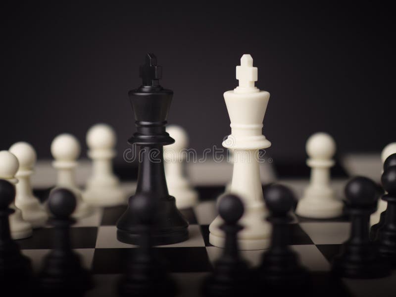 Chess black vs. white stock photo. Image of chess, chessman 277556338