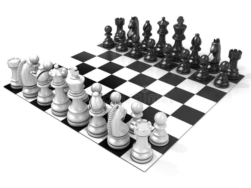 Chess Pieces Isolated - PNG Stock Image - Illustration of chess