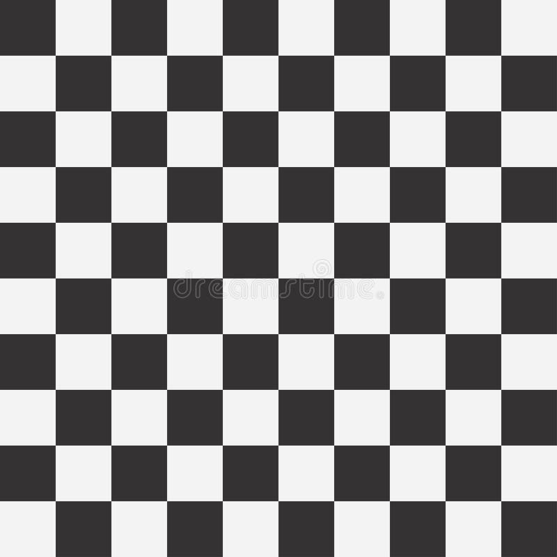 Chess Board Seamless Pattern Black And White Squares Checkered