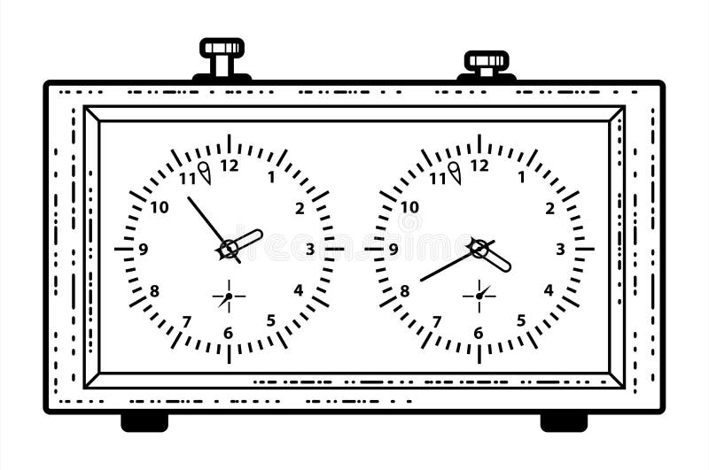 Watch for chess and checkers - analog