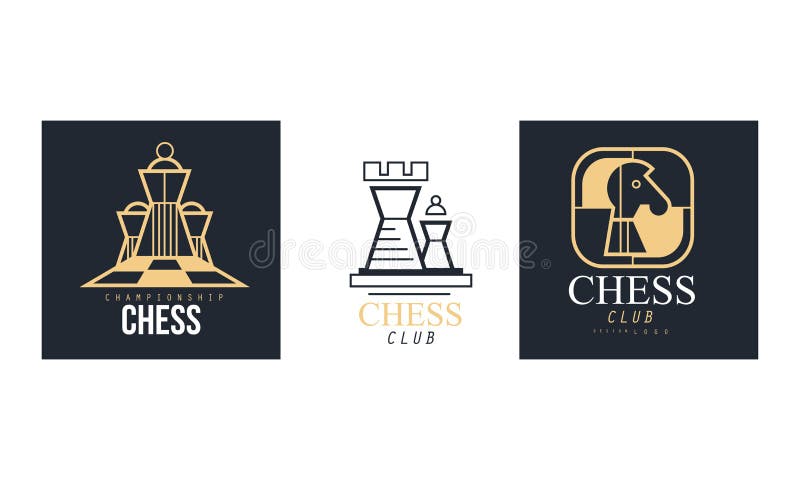 Chess Championship Logo, Emblem with King Chess, Design Element for ...