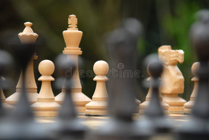 Chess figures royalty free stock photography