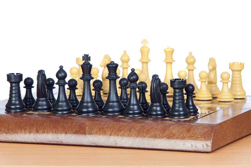 Chess board in the foreground to use for wallpaper Stock Photo - Alamy