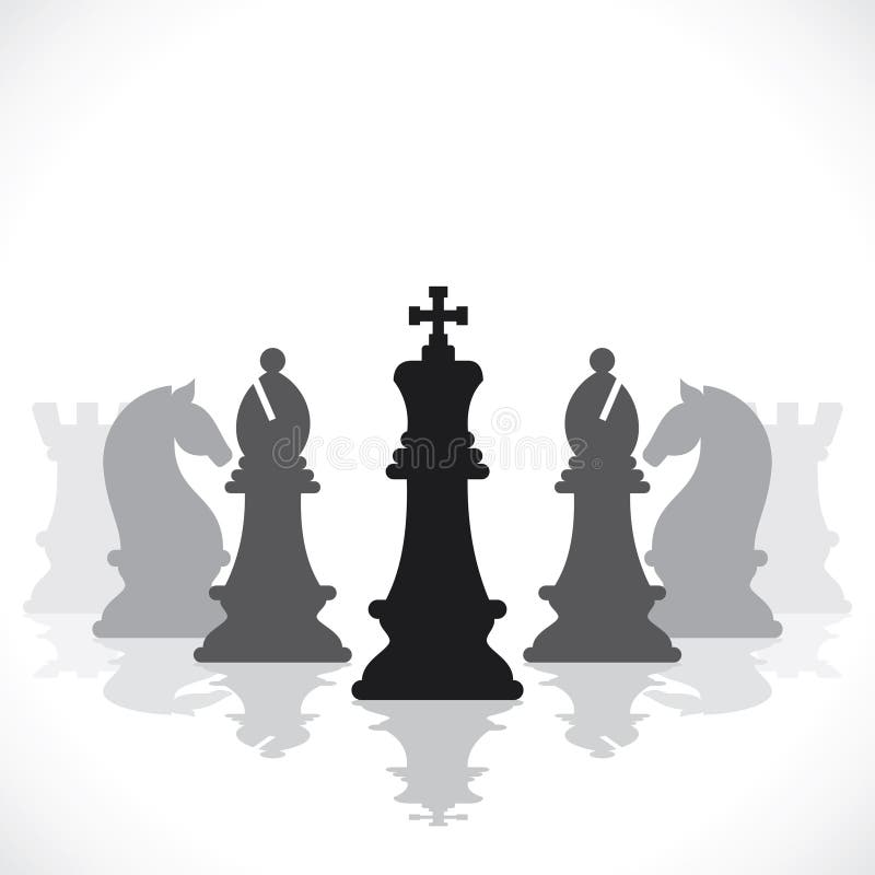 Vector Chess Pawn With Golden Crown And Defeated King Royalty Free SVG,  Cliparts, Vetores, e Ilustrações Stock. Image 12927981.