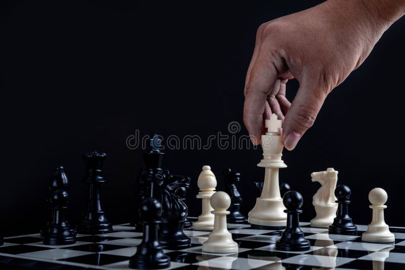 Chess Games are so Popular with the Preparation of Each Player`s Strategy  To Win the Game Stock Image - Image of games, board: 157547751