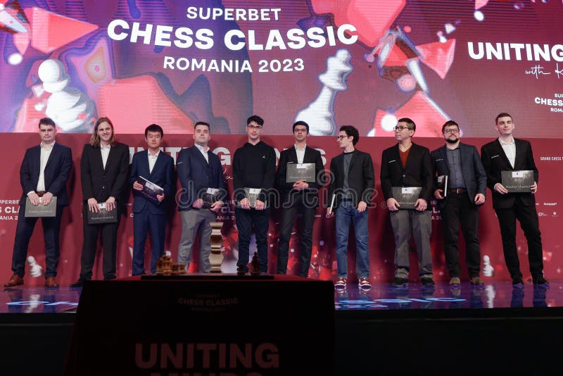 Bucharest, Romania. 10th May, 2023: Romanian chess grandmaster Richard  Rapport attends a press conference, in the free day of Superbet Chess  Classic Romania 2023, the first stage of the Grand Chess Tour