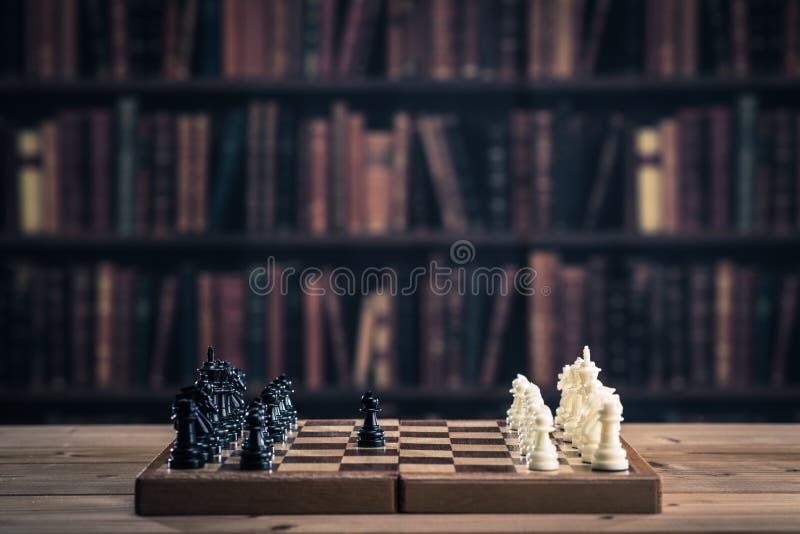 Chess board. Logical, intellectual game chessboard, chess game black a By  WinWin_artlab