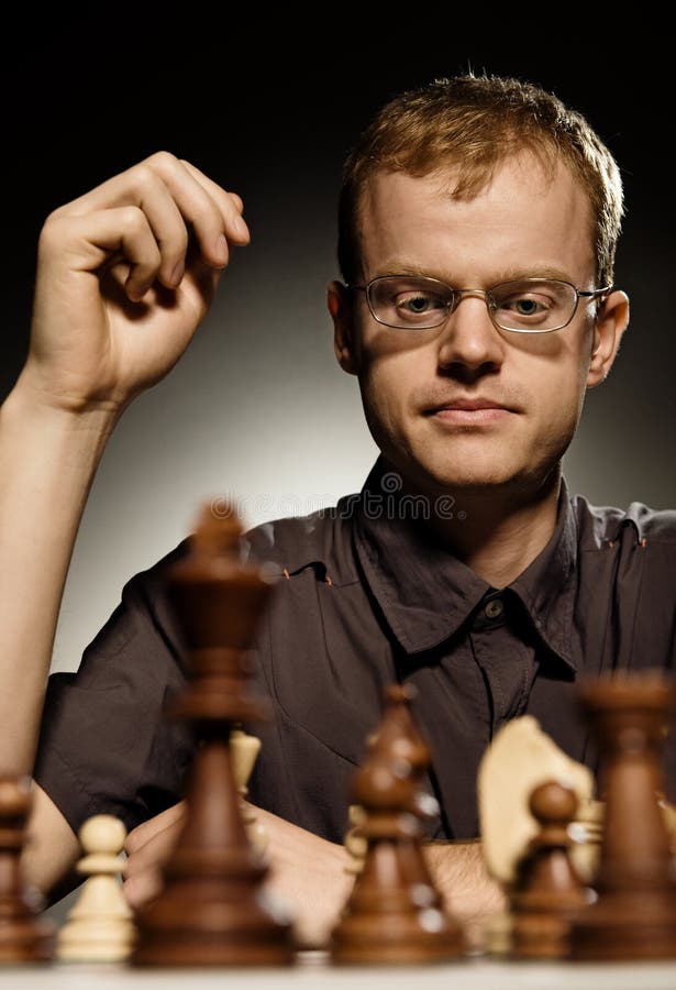 Chess Master stock photo. Image of person, intelligent - 36303030