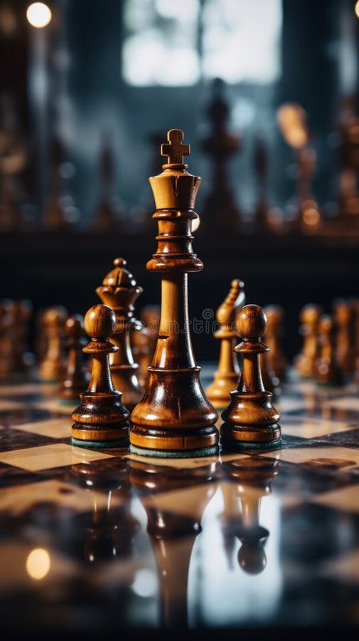 Chess, game, red, soldiers, HD phone wallpaper