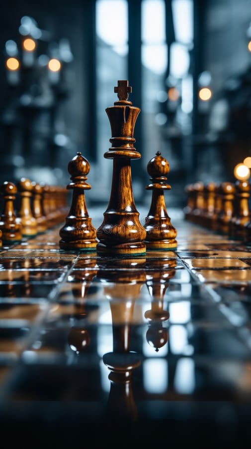 Chess, game, red, soldiers, HD phone wallpaper