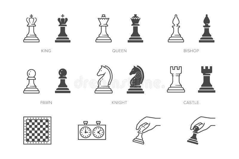 Chess Board with King, Queen and Rook in Checkmate. Stock