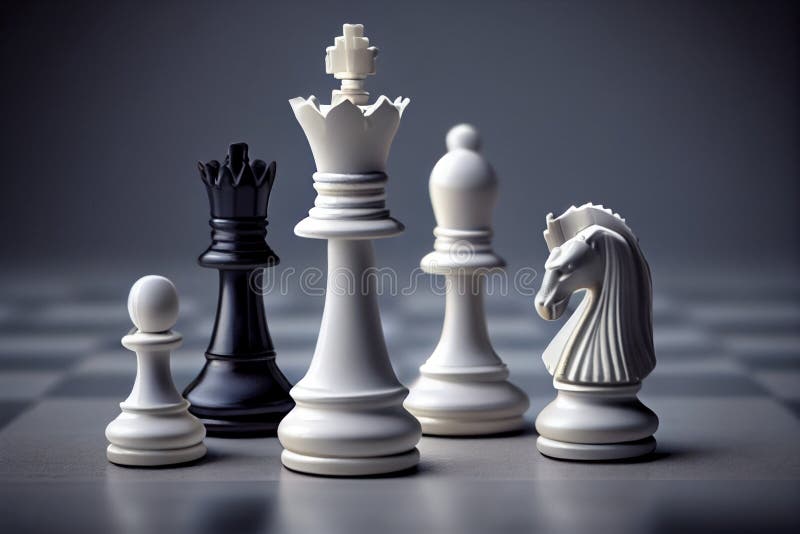 Depicting 3d Illustration Banner Of Chess Pieces Defeated Knight Bishop  Rook King And Queen Backgrounds